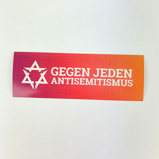 GEGEN JEDEN ANTISEMITISMUS (Sticker, 25 St.)
