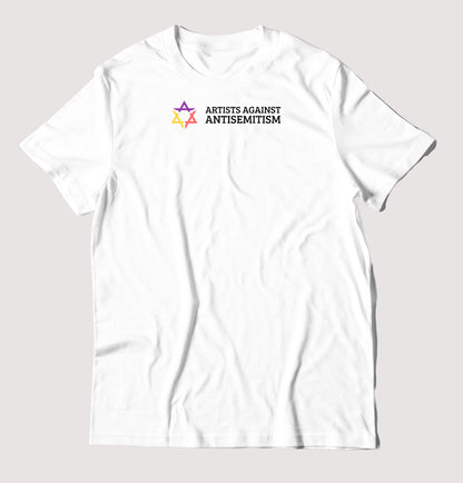 T-Shirt FIGHT ALL AND ANY KIND OF ANTISEMITISM (weiß)
