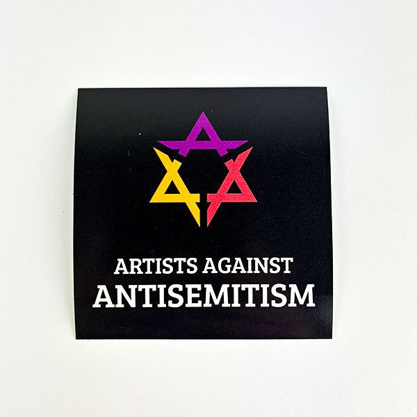 ARTISTS AGAINST ANTISEMITISM (Sticker, 25 St.)