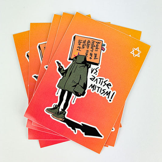 BOOKS AND HISTORY ARE OLDER THAN TikTok. USE IT! VS. ANTISEMITISM (Sticker, 25 St.)
